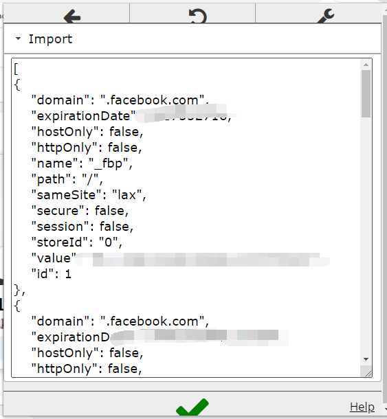 带cookie的Facebook账号如何登入浏览器？