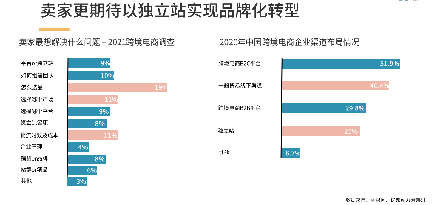 2021年为什么选择独立站作为转型的平台？