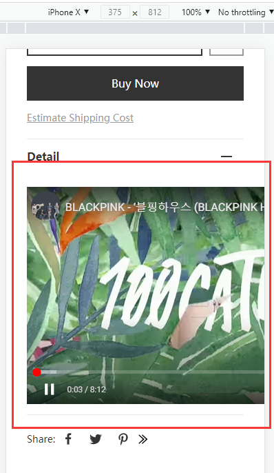 独立站嵌入的youtube视频手机端无法自适应,怎么办?