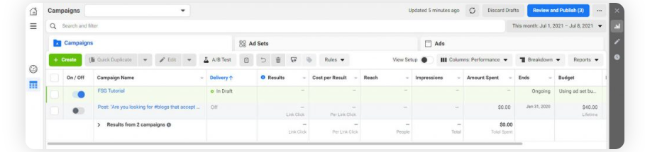 facebook(脸书)ADS广告发布新手教程